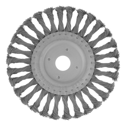 Щетка для УШМ 175 мм, посадка 22.2 мм, плоская, крученая проволока 0.5 мм Matrix купить в Москве с доставкой по всей России | ProtosMarket.ru