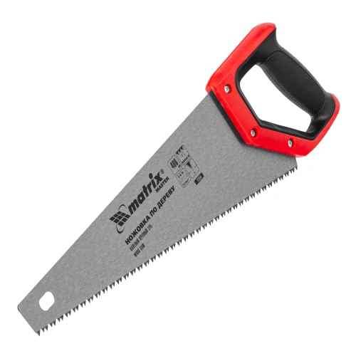 Ножовка по дереву, 400 мм, зуб 2D, каленый крупный зуб 5-6 TPI, двухкомпонентная рукоятка Matrix по ценам производителя в Уфе с доставкой по всей России