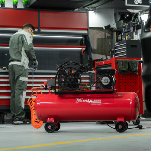 Компрессор воздушный ременный привод КР2500/80, 2,5 кВт, 80 литров, 420 л/мин МТХ по ценам производителя в Уфе с доставкой по всей России