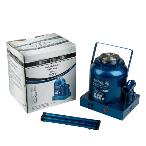 Домкрат гидравлический бутылочный, 50 т, H подъема 236-356 мм Stels по ценам производителя в Уфе с доставкой по всей России