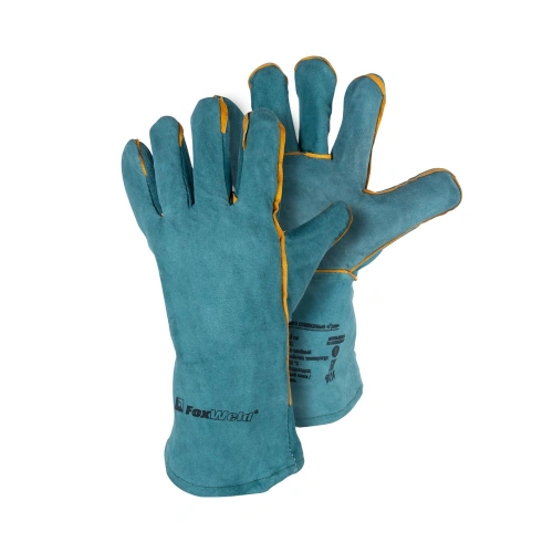 Краги спилковые "Грин" FoxWeld по ценам производителя в Уфе с доставкой по всей России