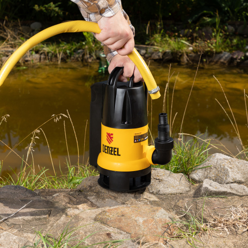 Дренажный насос DP800A, 800 Вт, подъем 5 м, 13000 л/ч Denzel по ценам производителя в Уфе с доставкой по всей России