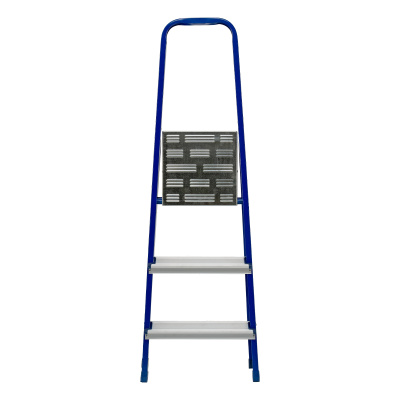 Стремянка, 3 ступени, стальной профиль, алюминиевые ступени Сибртех по ценам производителя в Уфе с доставкой по всей России