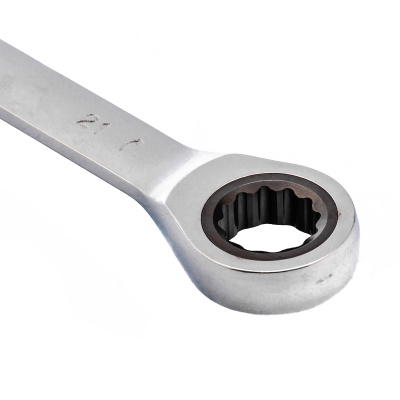 Ключ комбинированный трещоточный, 21 мм, CrV, зеркальный хром Matrix по ценам производителя в Уфе с доставкой по всей России