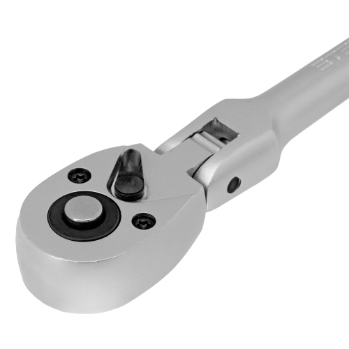 Ключ-трещотка шарнирный 1/4", СrV, 72 зуба, с быстрым сбросом, матовый хром Stels по ценам производителя в Уфе с доставкой по всей России