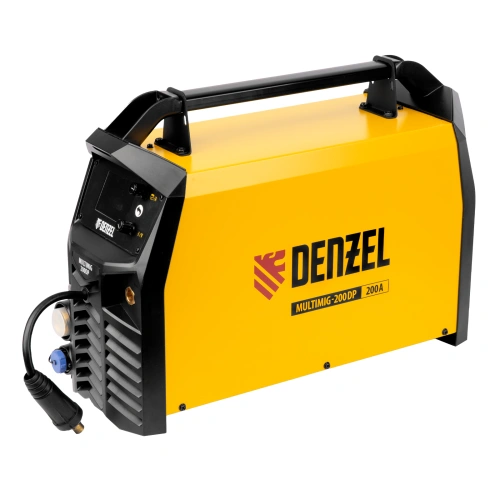 Аппарат инвертор. полуавтомат. сварки MultiMIG-200DP Synergy Double Pulse, 200 А, ПВ 80% Denzel по ценам производителя в Уфе с доставкой по всей России