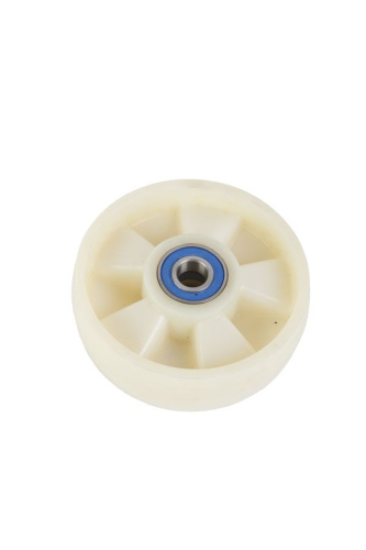 Колесо нейлоновое 160х50 мм с подшипником для тележек гидравлических JC/DF-III/DB/BFC по ценам производителя в Уфе с доставкой по всей России