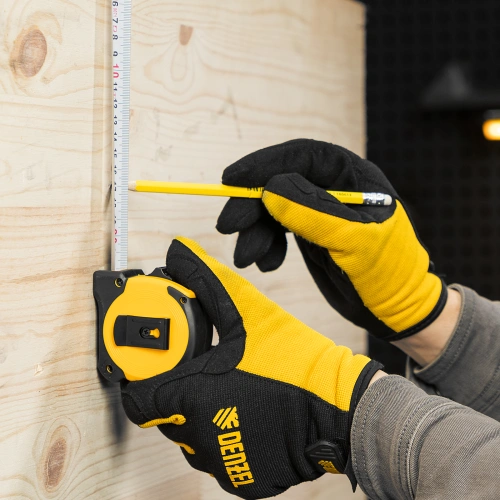 Рулетка 5м х 25мм, двухкомп. корпус, магнитный обрезиненный зацеп Denzel по ценам производителя в Уфе с доставкой по всей России