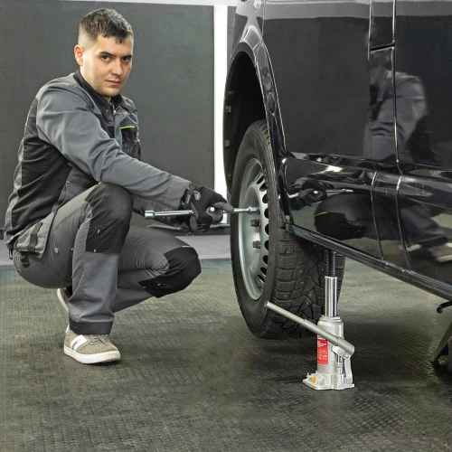 Домкрат гидравлический бутылочный, 5 т, h подъема 197-382 мм Matrix по ценам производителя в Уфе с доставкой по всей России