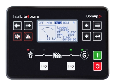 Контроллер ComAp Intelilite 4 AMF 8/Genset controller по ценам производителя в Уфе с доставкой по всей России
