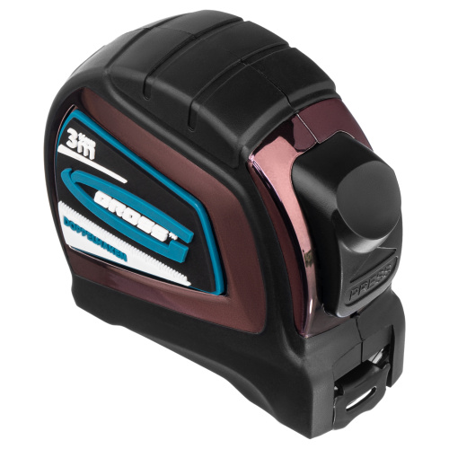 Рулетка "Doppelhaken",3 м x 16 мм,односторонний зацеп,Нейлон,двусторонняя шкала,автоматическая фиксация Gross по ценам производителя в Уфе с доставкой по всей России