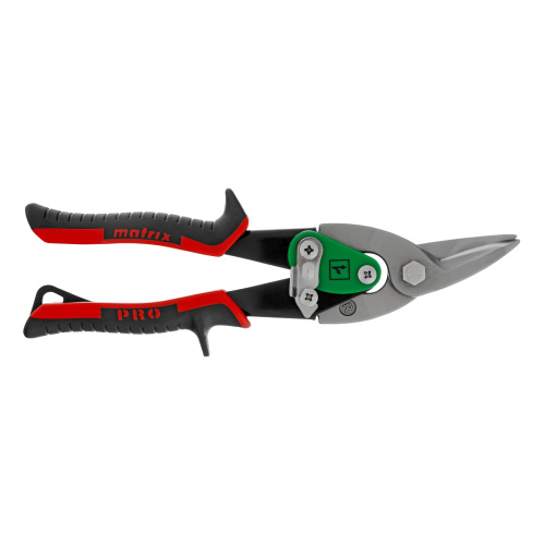 Ножницы по металлу, 250 мм, правый рез, сталь CRMO, двухкомпонентные рукоятки, PRO Matrix по ценам производителя в Уфе с доставкой по всей России