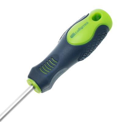 Отвертка, SL5 х 150 мм, CrV, двухкомпонентная рукоятка Сибртех по ценам производителя в Уфе с доставкой по всей России