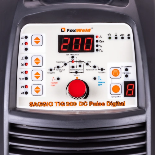 Аппарат аргонодуговой сварки SAGGIO TIG 200 DC Pulse Digital (пр-во FoxWeld/КНР) по ценам производителя в Уфе с доставкой по всей России