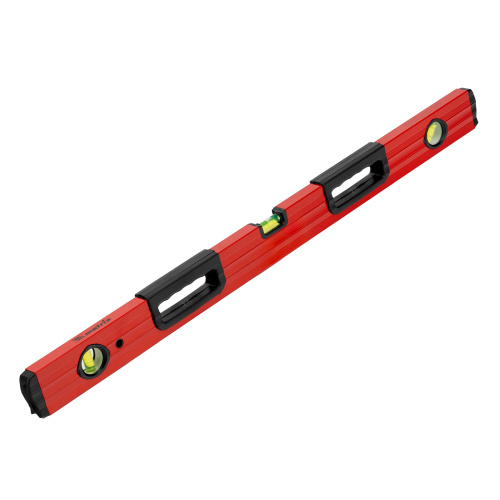 Уровень алюминиевый, 800 мм, фрезерованный, 3 глазка, две эргономичные ручки Matrix по ценам производителя в Уфе с доставкой по всей России