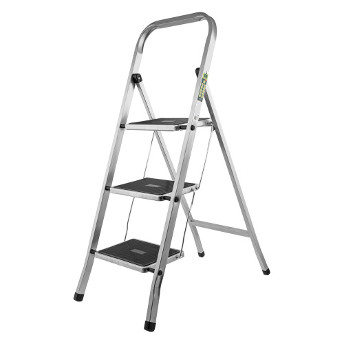 Стремянка 3 ступени, с полимерными ковриками, Сибртех по ценам производителя в Уфе с доставкой по всей России