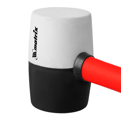 Киянка резиновая, 450 г, черно-белая резина, фибергласовая рукоятка Matrix по ценам производителя в Уфе с доставкой по всей России