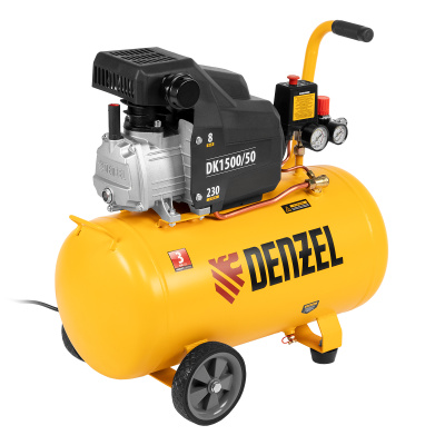 Компрессор воздушный DK1500/50, Х-PRO 1.5 кВт, 230 л/мин, 50 л Denzel по ценам производителя в Уфе с доставкой по всей России