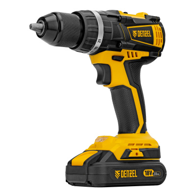 Дрель-шуруповерт аккумуляторная ударная бесщет CIDB-IB-18-02, Li-Ion, 18 В, 2 акк. Denzel по ценам производителя в Уфе с доставкой по всей России