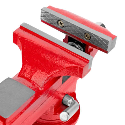 Тиски слесарные, 80 мм, настольные, поворотные, c наковальней MTX по ценам производителя в Уфе с доставкой по всей России