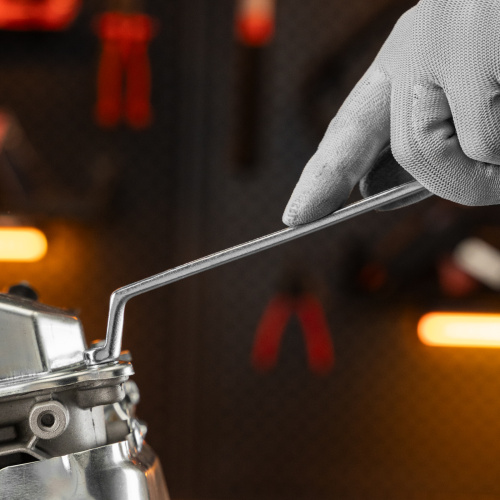 Ключ накидной коленчатый, 8 х 10 мм, хромированный Sparta по ценам производителя в Уфе с доставкой по всей России