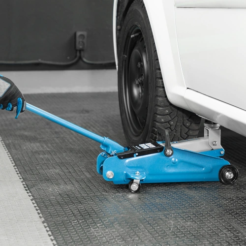 Домкрат гидравлический подкатной, 2 т, h подъема 140-340 мм, в кейсе Stels по ценам производителя в Уфе с доставкой по всей России