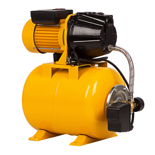 Насосная станция PS1100С, 1100 Вт, 4500 л/ч, ресивер 24 л, подъем 46 м, чугун Denzel по ценам производителя в Уфе с доставкой по всей России