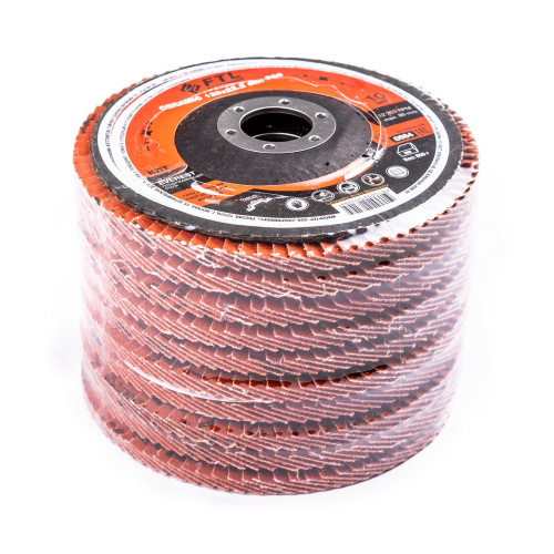 Круг лепестковый с керамическим абразивом для шлифования по нержавеющей стали FTL Everest 27 125 х 22,2 мм P60 купить в Москве с доставкой по всей России | ProtosMarket.ru