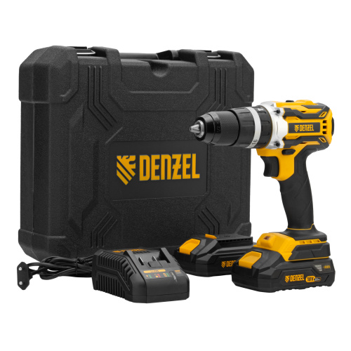 Дрель-шуруповерт аккумуляторная ударная бесщет CIDB-18-02, Li-Ion, 18 В Denzel по ценам производителя в Уфе с доставкой по всей России