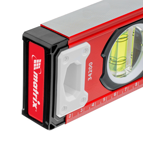 Уровень алюминиевый, фрезерованный, 3 глазка, 400 мм Matrix по ценам производителя в Уфе с доставкой по всей России