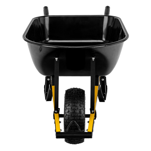 Тачка строительная, усиленная, объем 140 л, 230 кг, колесо 15х6.00-6 Denzel по ценам производителя в Уфе с доставкой по всей России