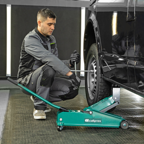 Домкрат гидравлический подкатной, 3 т, 192-532 мм, SUV Сибртех по ценам производителя в Уфе с доставкой по всей России
