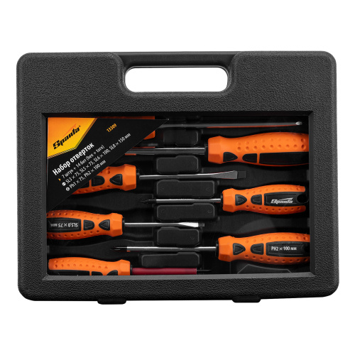 Набор отверток, биты, двухкомпонентные рукоятки, 21 предмет Sparta по ценам производителя в Уфе с доставкой по всей России