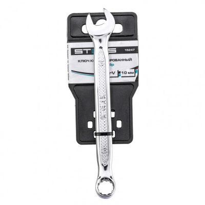 Ключ комбинированный, 10 мм, CrV, антислип Stels по ценам производителя в Уфе с доставкой по всей России