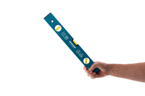 Уровень алюминиевый усиленный, 400 мм, 3 глазка Gross по ценам производителя в Уфе с доставкой по всей России