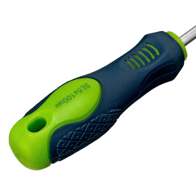 Отвертка, SL5 х 100 мм, CrV, двухкомпонентная рукоятка Сибртех по ценам производителя в Уфе с доставкой по всей России