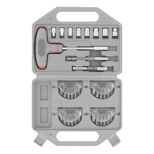 Отвертка с Т-образной эргономичной ручкой и набором насадок, 36 шт, CrV, пластиковый бокс Matrix по ценам производителя в Уфе с доставкой по всей России