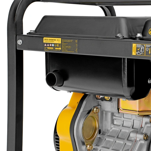 Генератор дизельный DES-55, 5,5 кВт, 230 В, 11 л, ручной стартер Denzel по ценам производителя в Уфе с доставкой по всей России