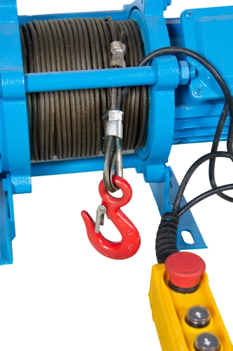 Лебедка электрическая  300 кг  30 м с канатом 380 В TOR KCD (N) по ценам производителя в Уфе с доставкой по всей России