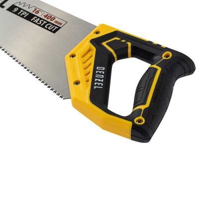 Ножовка по дереву, 400 мм, 11 TPI, зуб 3D, двухкомпонентная рукоятка Denzel по ценам производителя в Уфе с доставкой по всей России