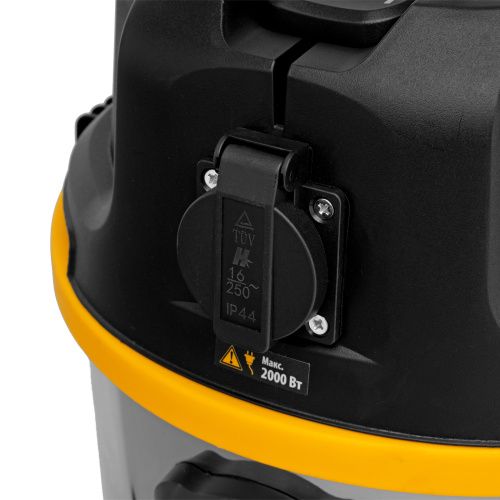 Пылесос строительный RVC30, 1400 Вт, бак 30 л, шланг 3 м, розетка с автосинхр. Denzel по ценам производителя в Уфе с доставкой по всей России