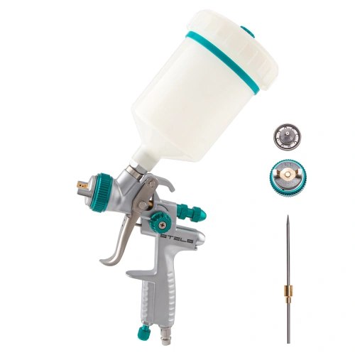 Краскораспылитель AG 901 LVMP профессиональный, гравитационного типа, сопло 1.3 и 1.1 мм Stels по ценам производителя в Уфе с доставкой по всей России