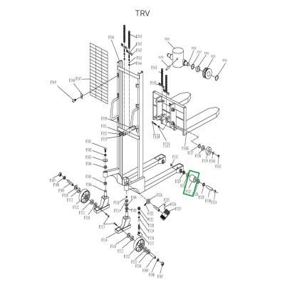Ролик подвильный 74х58 для TRV черный полиуретановый по ценам производителя в Уфе с доставкой по всей России
