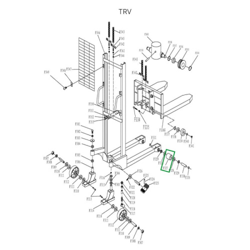 Ролик подвильный 74х58 для TRV черный полиуретановый по ценам производителя в Уфе с доставкой по всей России