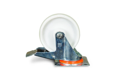 Колесо поворотное полипропилен SRCnb 63 160 мм с торозом (N) по ценам производителя в Уфе с доставкой по всей России