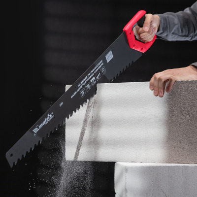 Ножовка по пенобетону, 700 мм, защитное покрытие, твердосплавные напайки на зубья, двухкомпонентная рукоятка Matrix по ценам производителя в Уфе с доставкой по всей России