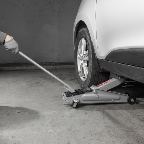 Домкрат гидравлический подкатный, 3 т, высота подъема 130-410 мм Matrix по ценам производителя в Уфе с доставкой по всей России