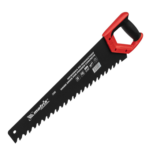 Ножовка по пенобетону, 500 мм, защитное покрытие, твердосплавные напайки на зубья, двухкомпонентная рукоятка Matrix по ценам производителя в Уфе с доставкой по всей России