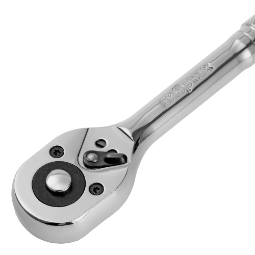 Ключ-трещотка 3/8", 45 зубьев, цельнометаллический, с быстрым сбросом, CrV, хром Сибртех по ценам производителя в Уфе с доставкой по всей России