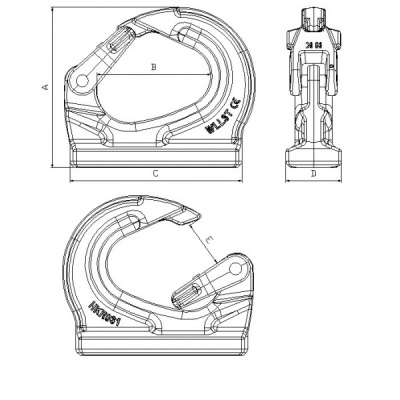 Крюк сварочный 3 т по ценам производителя в Уфе с доставкой по всей России